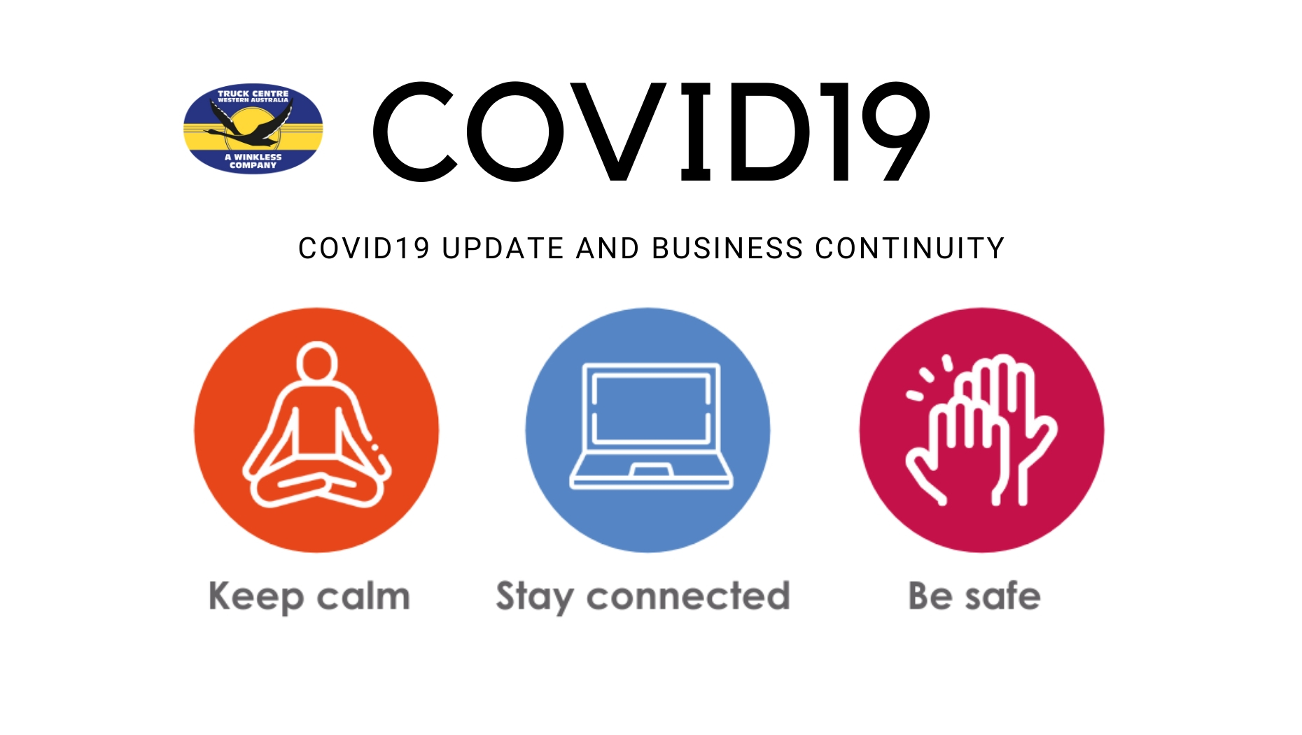COVID19 Update and Business Continuity Truck Centre WA
